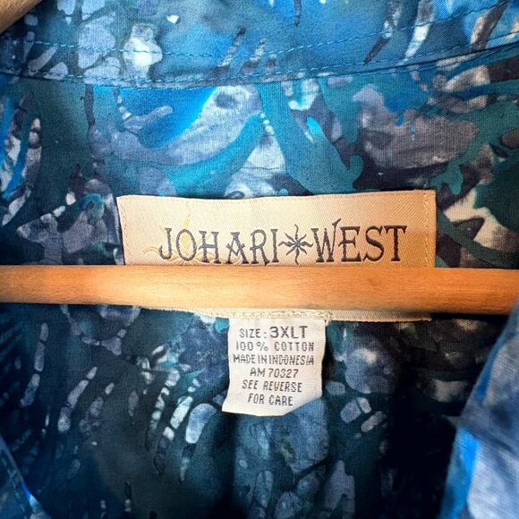 NWT Johari West Short Sleeve Button Down Shirt - Picture 2 of 7